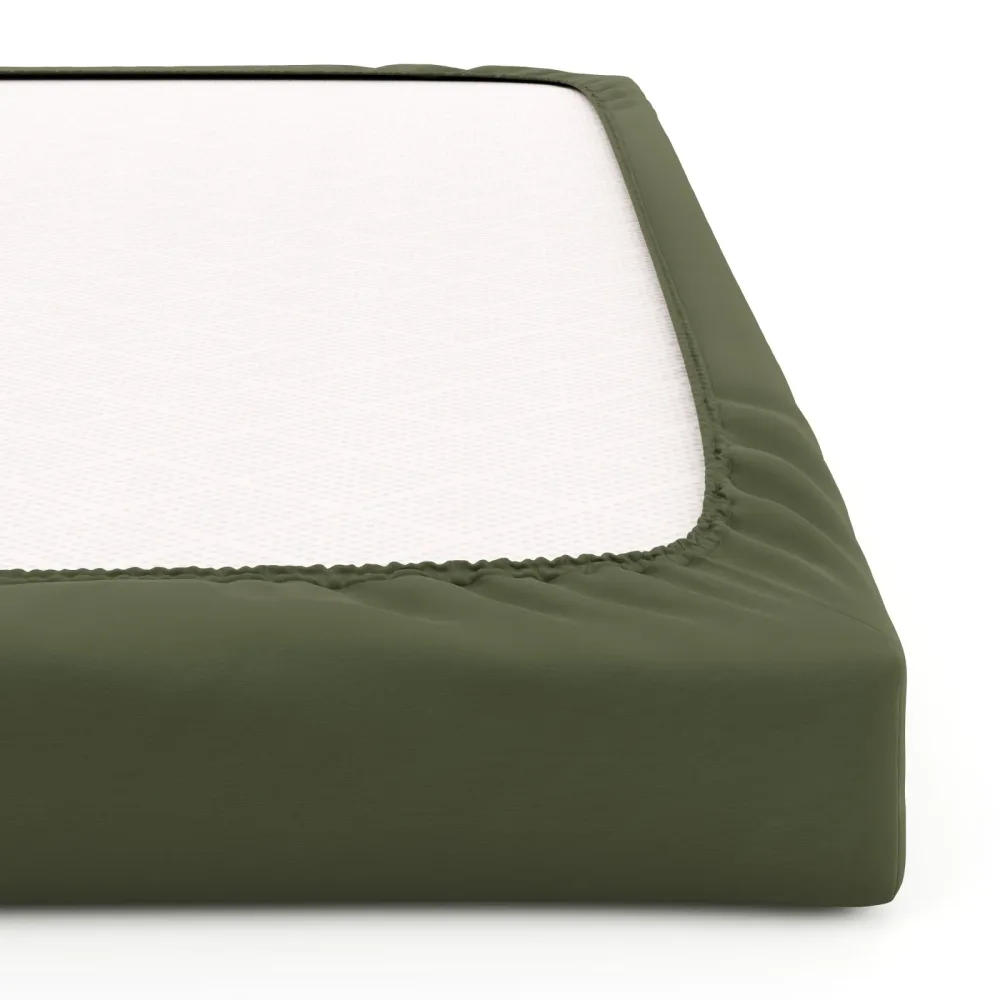 Fixleintuch 180 x 200 cm olive