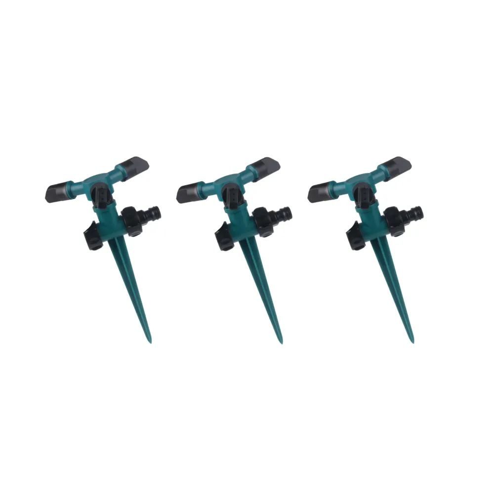 Rasensprenger Kreisregner mit Erdspiess 3er Set