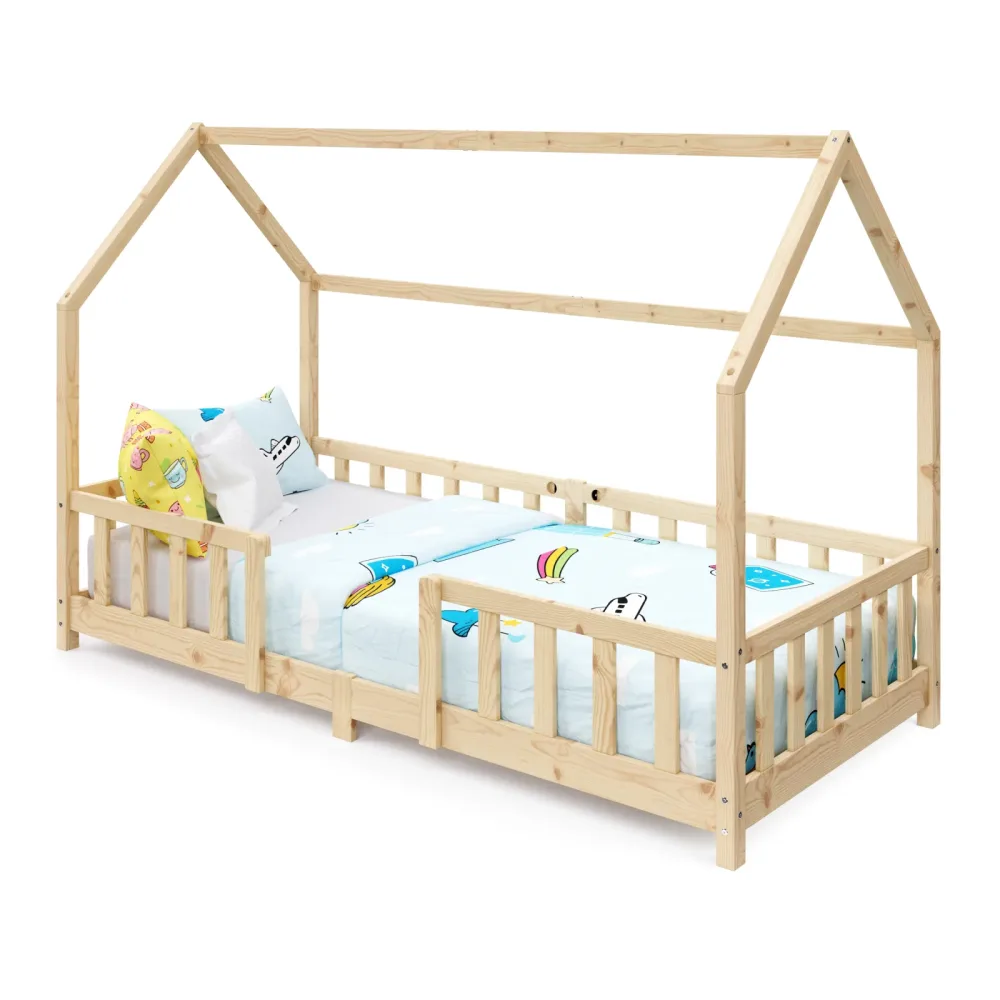 Kinderbett MAISON 90 x 200 cm natur