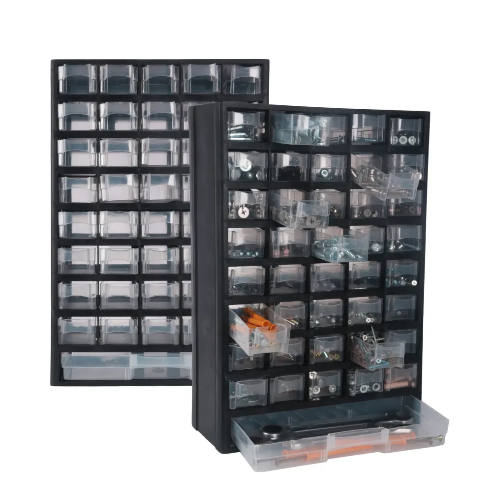 Kleinteilemagazin mit 41 Schubladen 2er Set