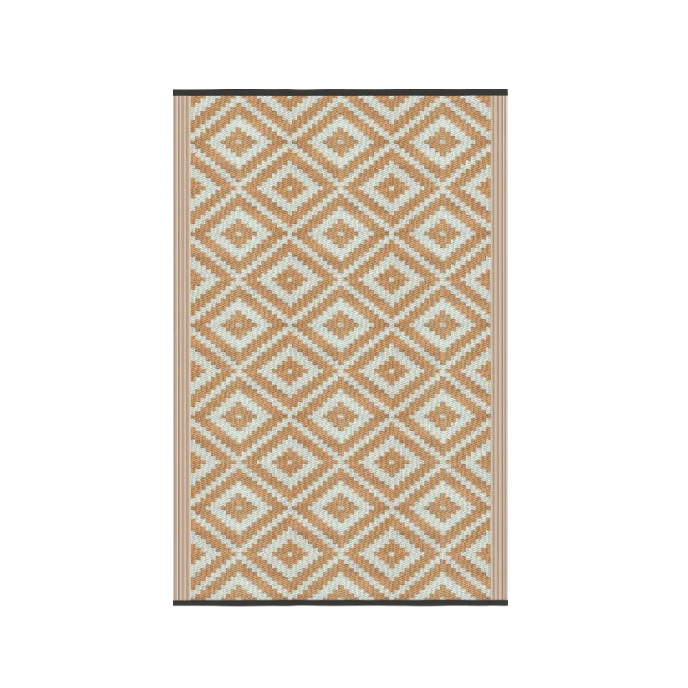 Outdoor Teppich KALUA 180 x 120 cm beige/weiss