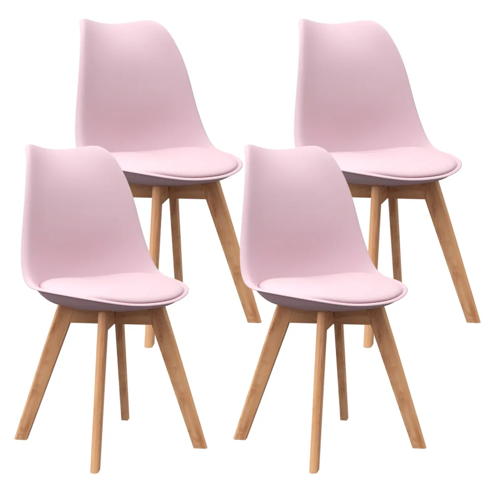 Esszimmerstuhl AMELIA 4er Set rosa