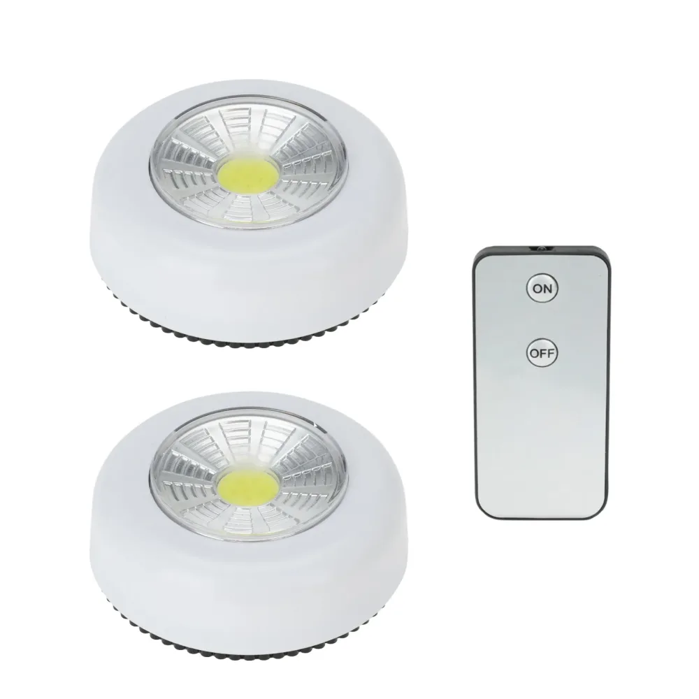 LED Lampe selbstklebend 6 x 2 cm weiss