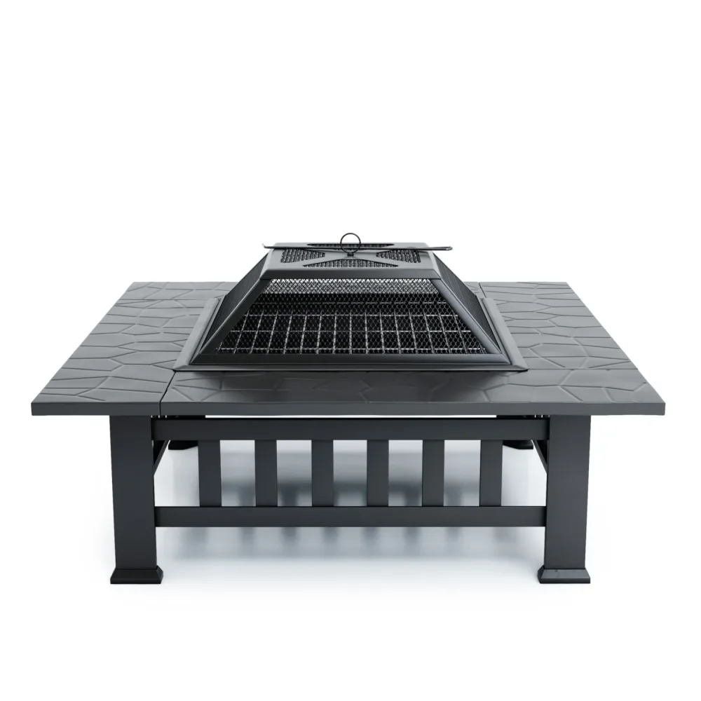 Feuerschale ERIS mit Grillrost 81 x 81 cm