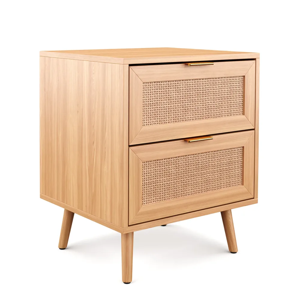 Nachttisch Holz ARNO 2 Schubladen