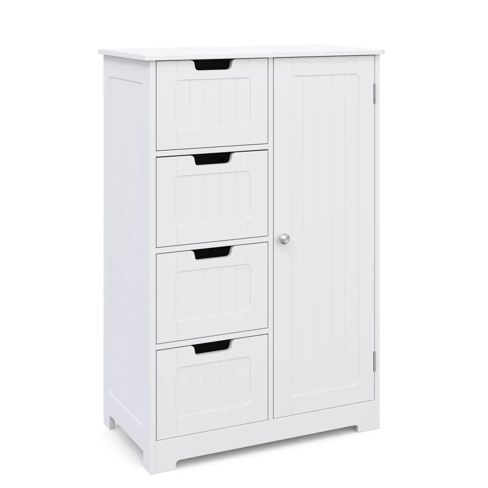 Badezimmerschrank 55 x 30 x 81 cm weiss