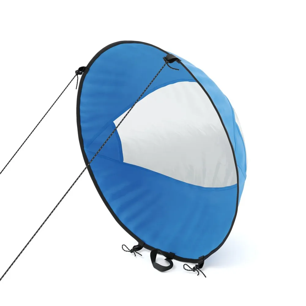 Windsegel für SUP und Kajak blau