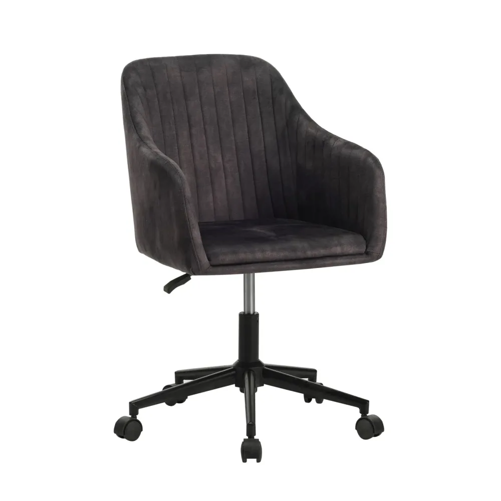 Bürostuhl Samt LEE anthrazit
