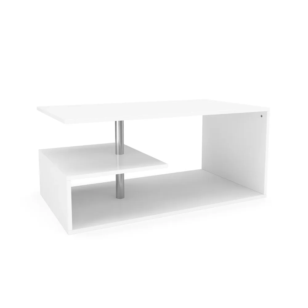 Beistelltisch TALA 91 x 51 x 41 cm weiss