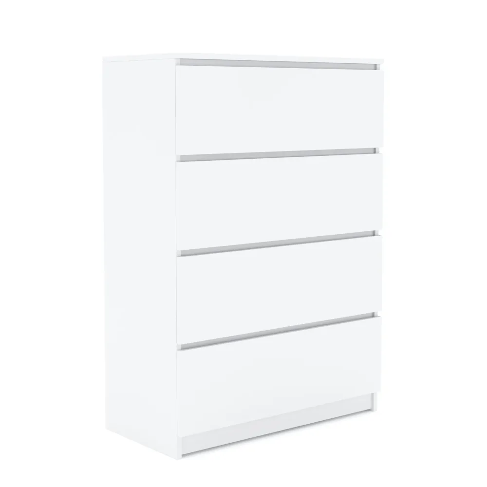 Kommode TALA 4 Schubladen 70 x 100 cm weiss