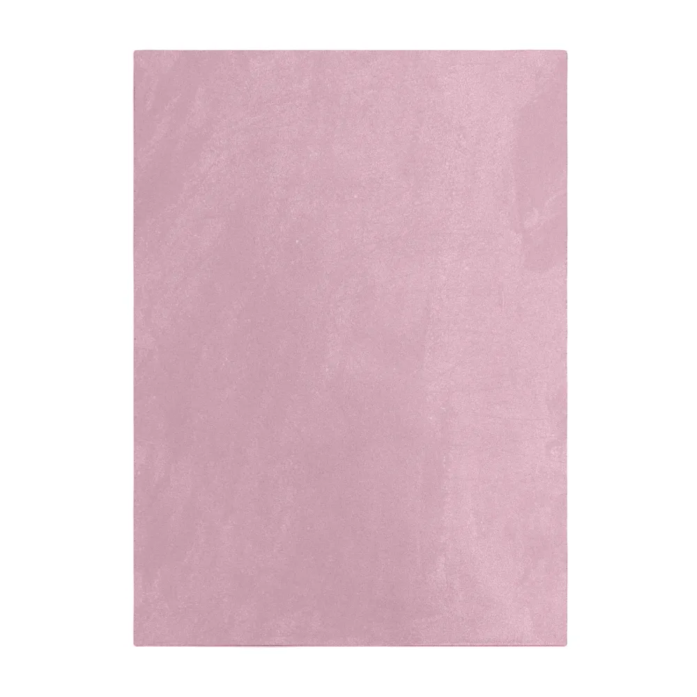 Kurzflor Teppich 160 x 220 cm rosa