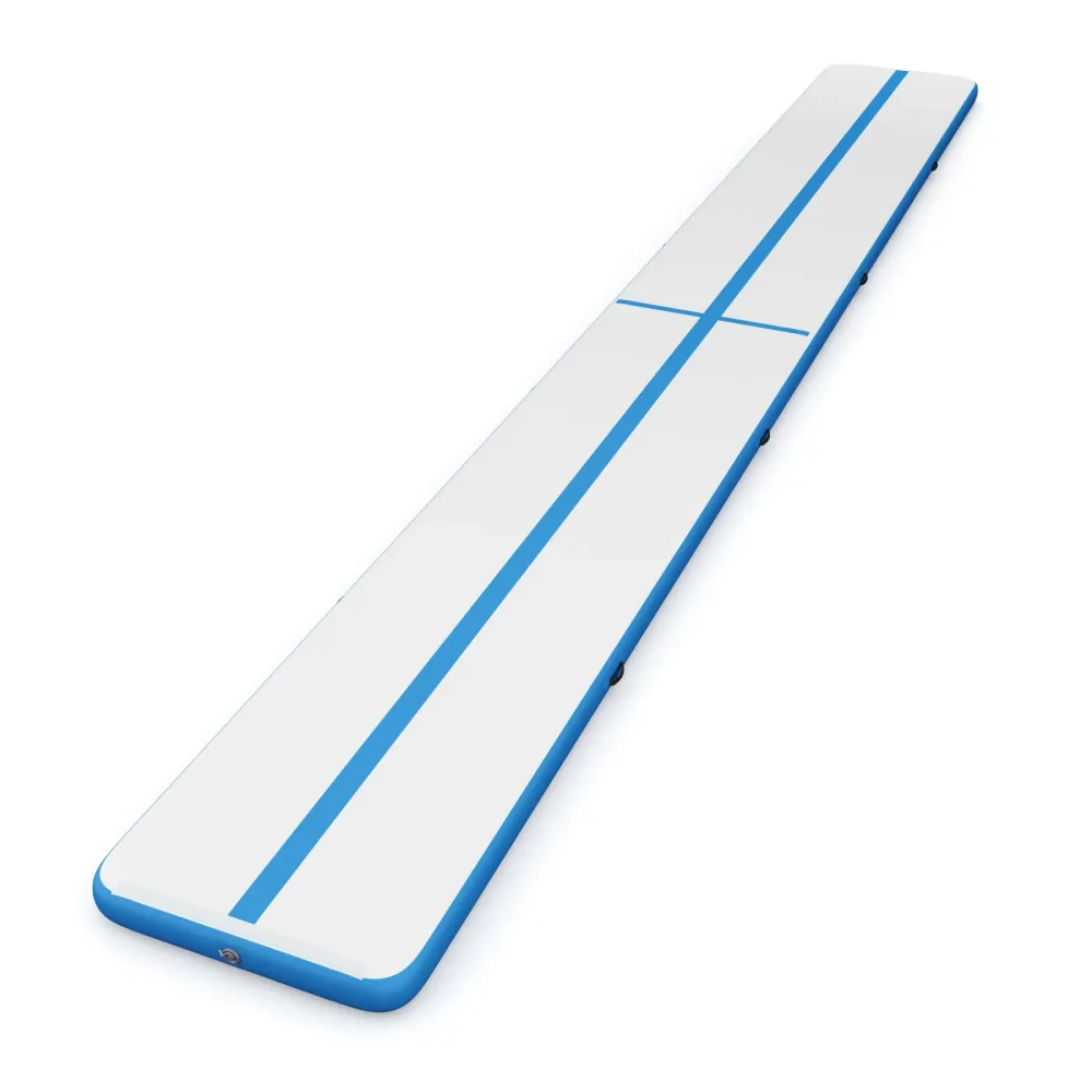Airtrack Gymnastikmatte 8 m blau