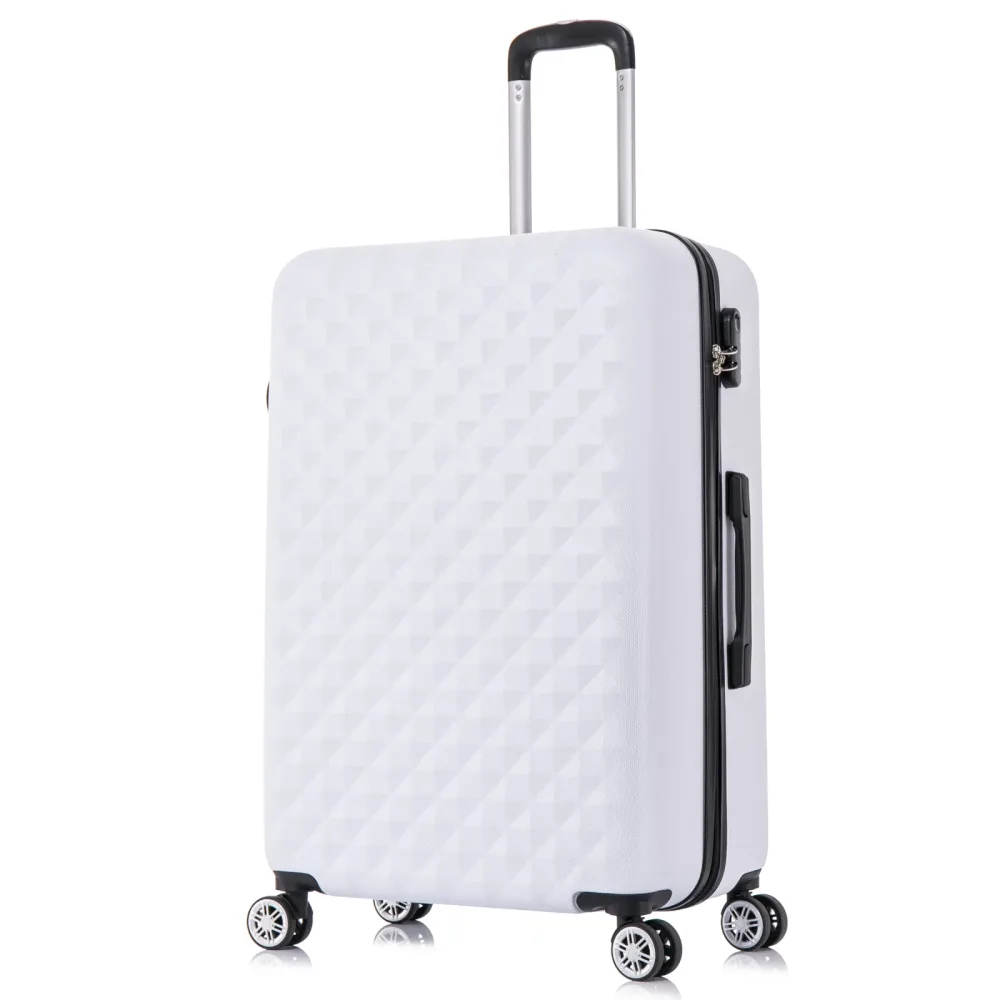 Reisekoffer Hartschalenkoffer AMY Grösse XL weiss
