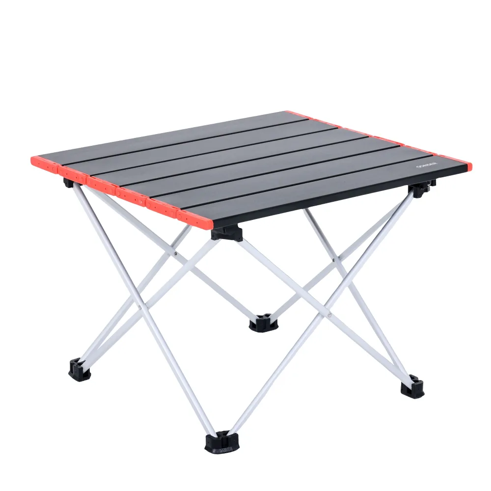 Campingtisch klappbar 40 x 34 cm schwarz