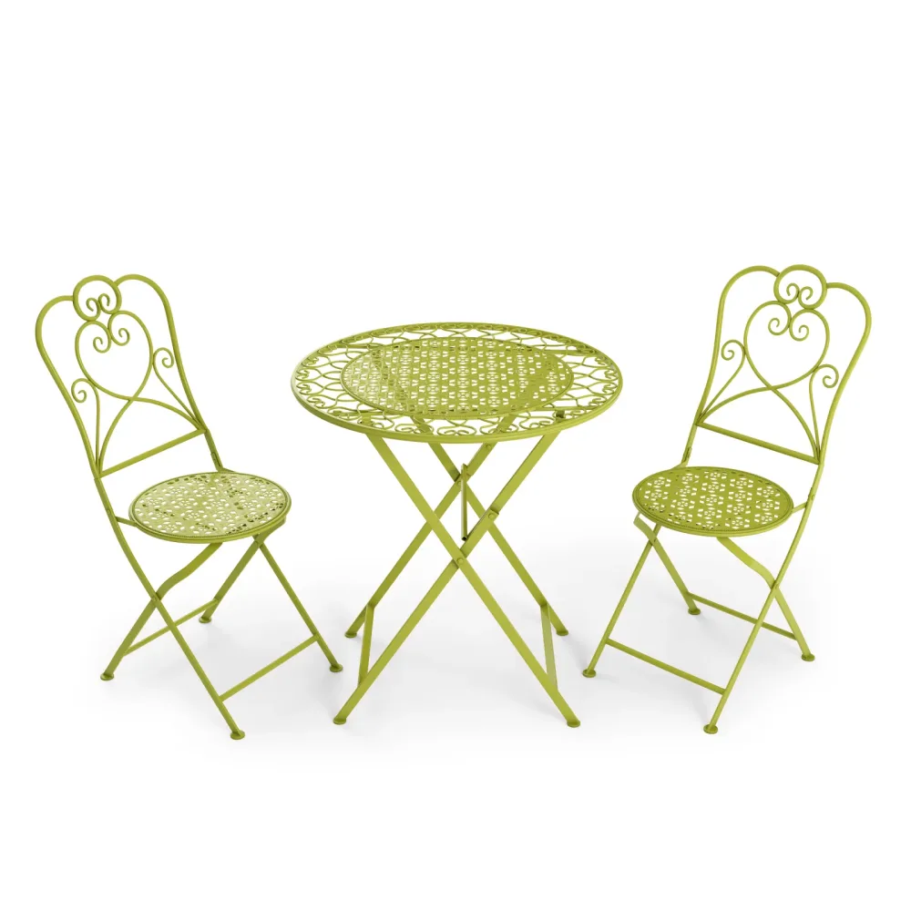 Bistroset PAULINE hellgrün