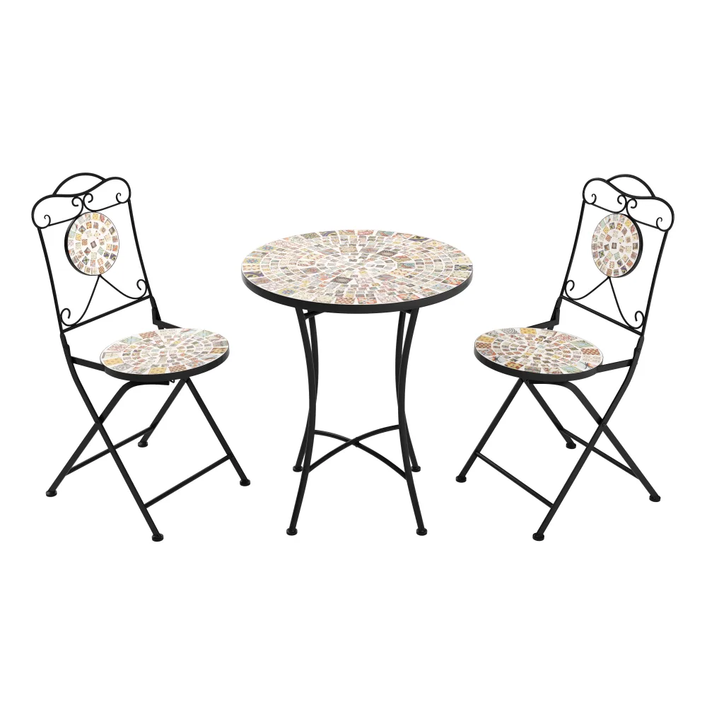 Bistroset MOSAIK 3-teilig bunt