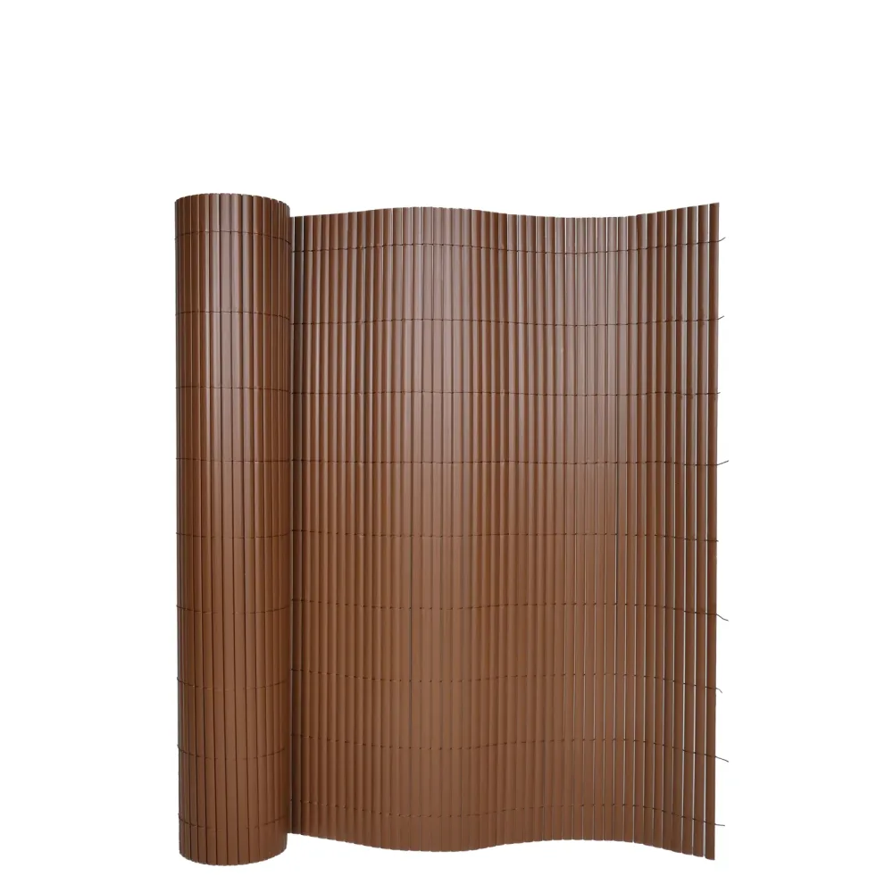 Sichtschutzmatte PVC 500 x 140 cm braun