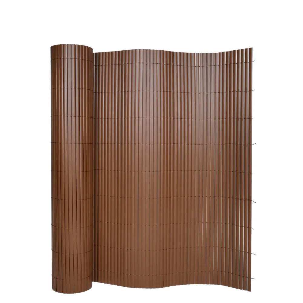 Sichtschutzmatte PVC 500 x 180 cm braun