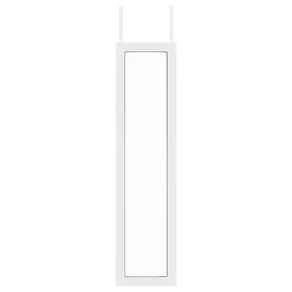 Türspiegel 30 x 120 cm weiss