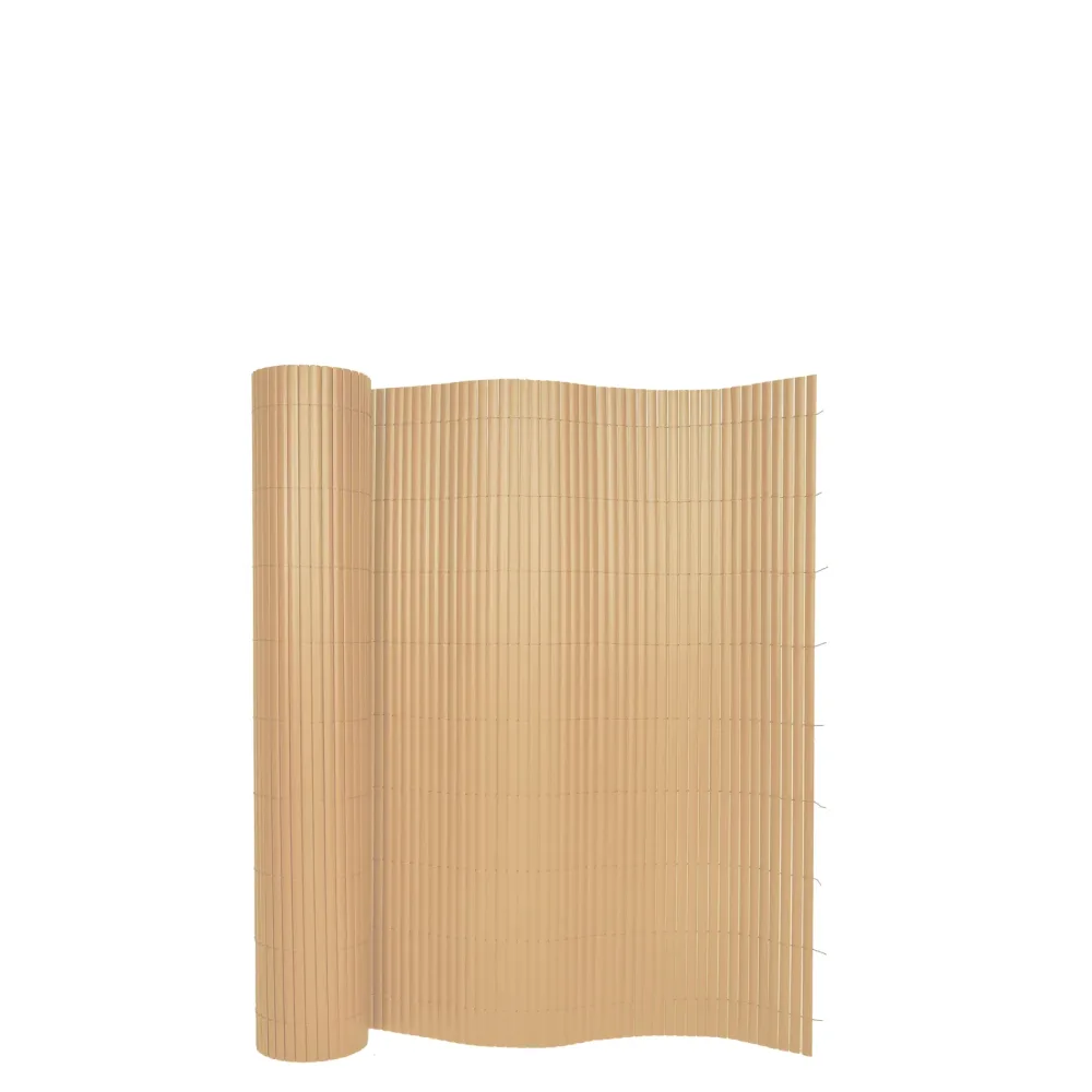 Sichtschutzmatte PVC 300 x 80 cm Bambusoptik