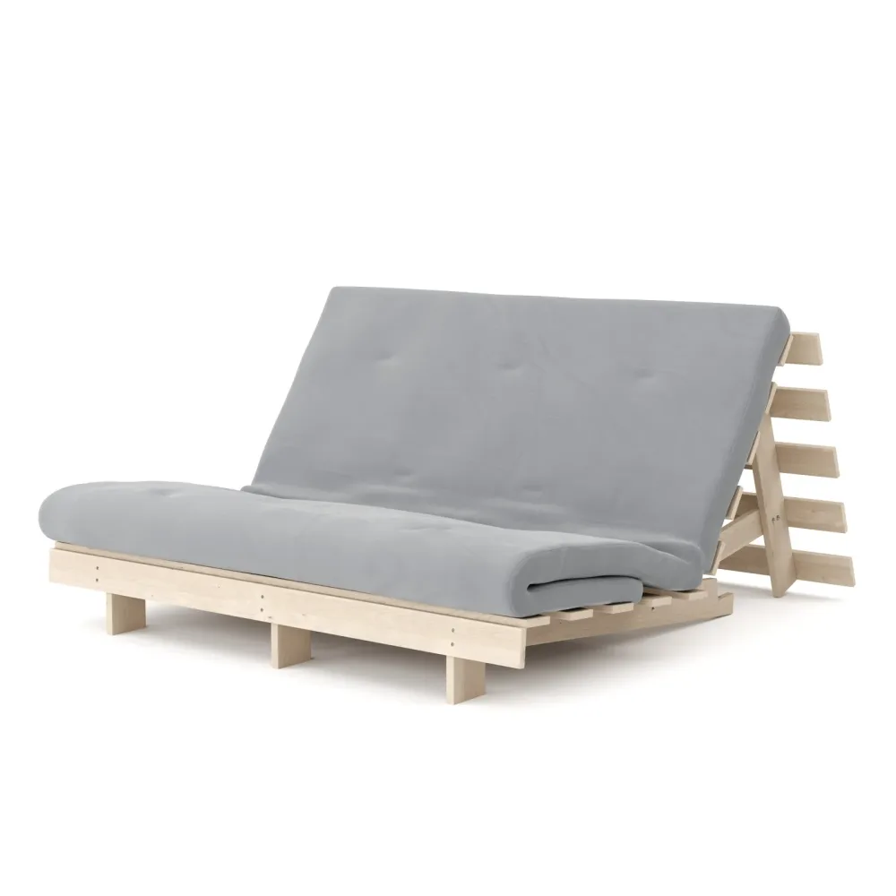 Schlafsofa aus Paletten NURIA natur/anthrazit