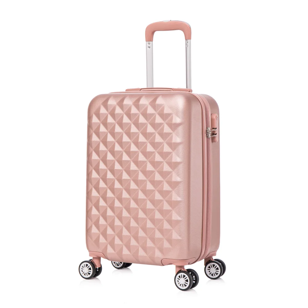 Reisekoffer Hartschalenkoffer AMY Grösse M roségold