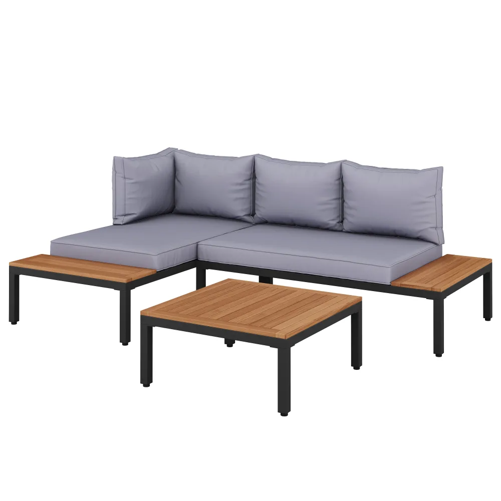 Lounge MAILA natur/grau
