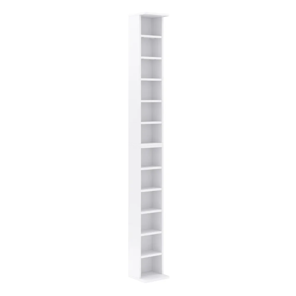 Bücherregal LIBERTY 21 x 184 cm weiss