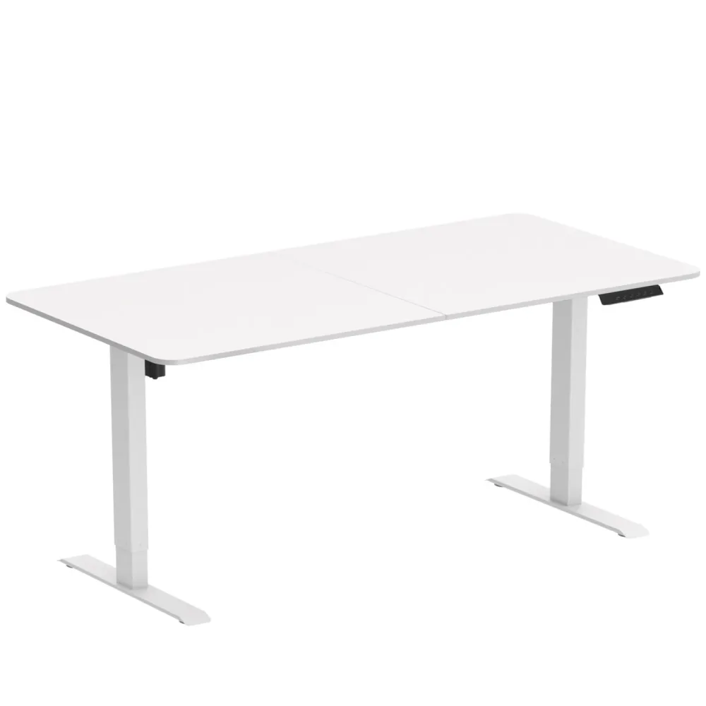 Stehpult elektrisch BUDGET weiss 120 x 60 cm