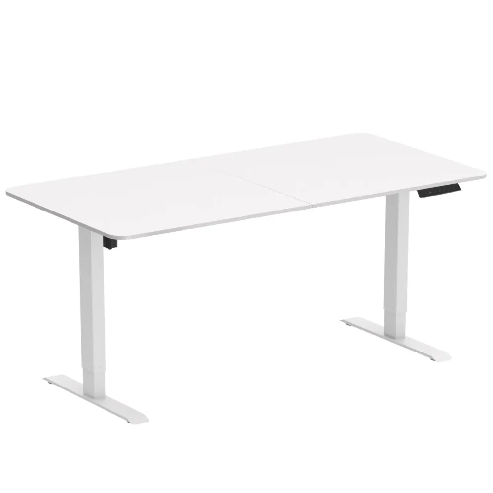 Stehpult elektrisch BUDGET weiss 140 x 70 cm