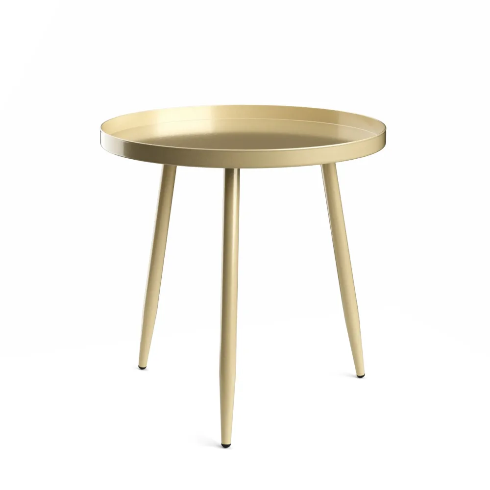 Beistelltisch RACHEL rund 43 x 46 cm gold