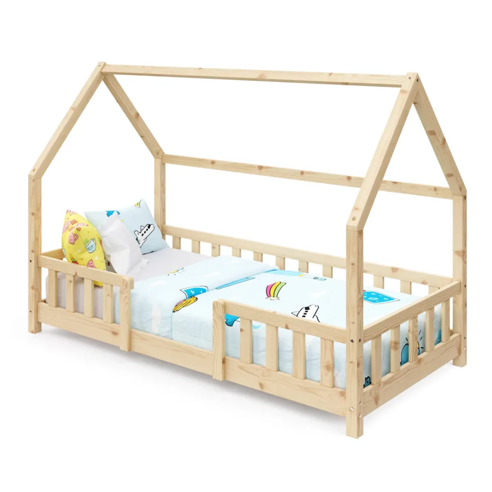 Kinderbett MAISON 80 x 160 cm natur