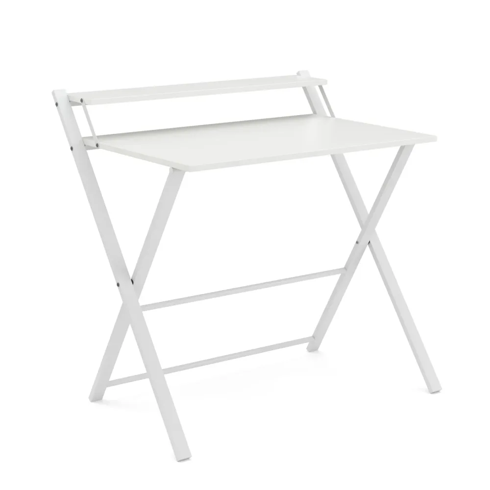 Schreibtisch TORSTEN klappbar 80 x 62 x 82 cm weiss