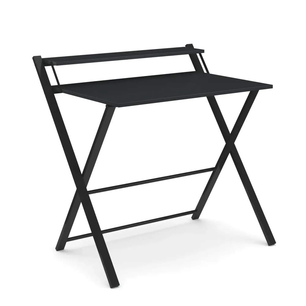 Schreibtisch TORSTEN klappbar 80 x 62 x 82 cm schwarz
