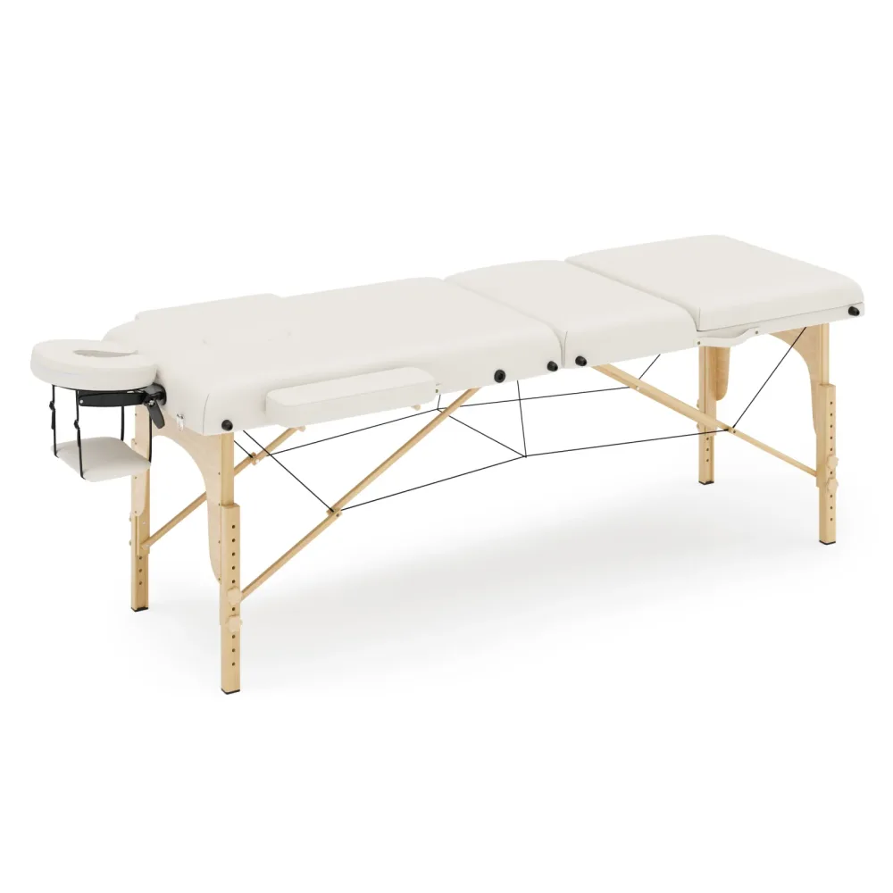 Massageliege BASIC 3-Zonen weiss