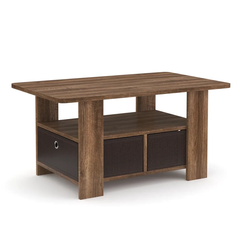 Beistelltisch BERNARDO 80 x 49 x 40 cm braun