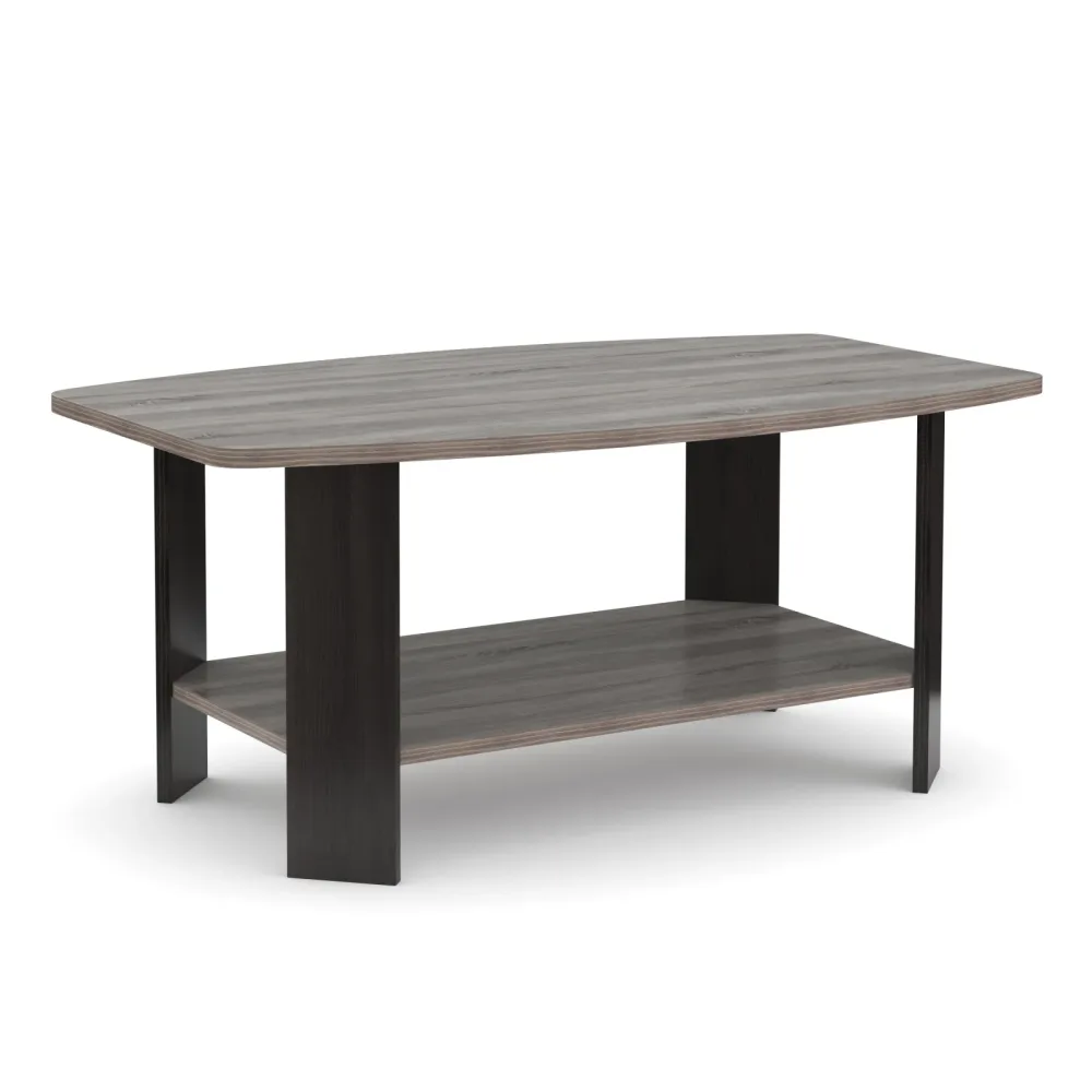 Beistelltisch DONATO 90 x 55 x 40 cm grau/schwarz