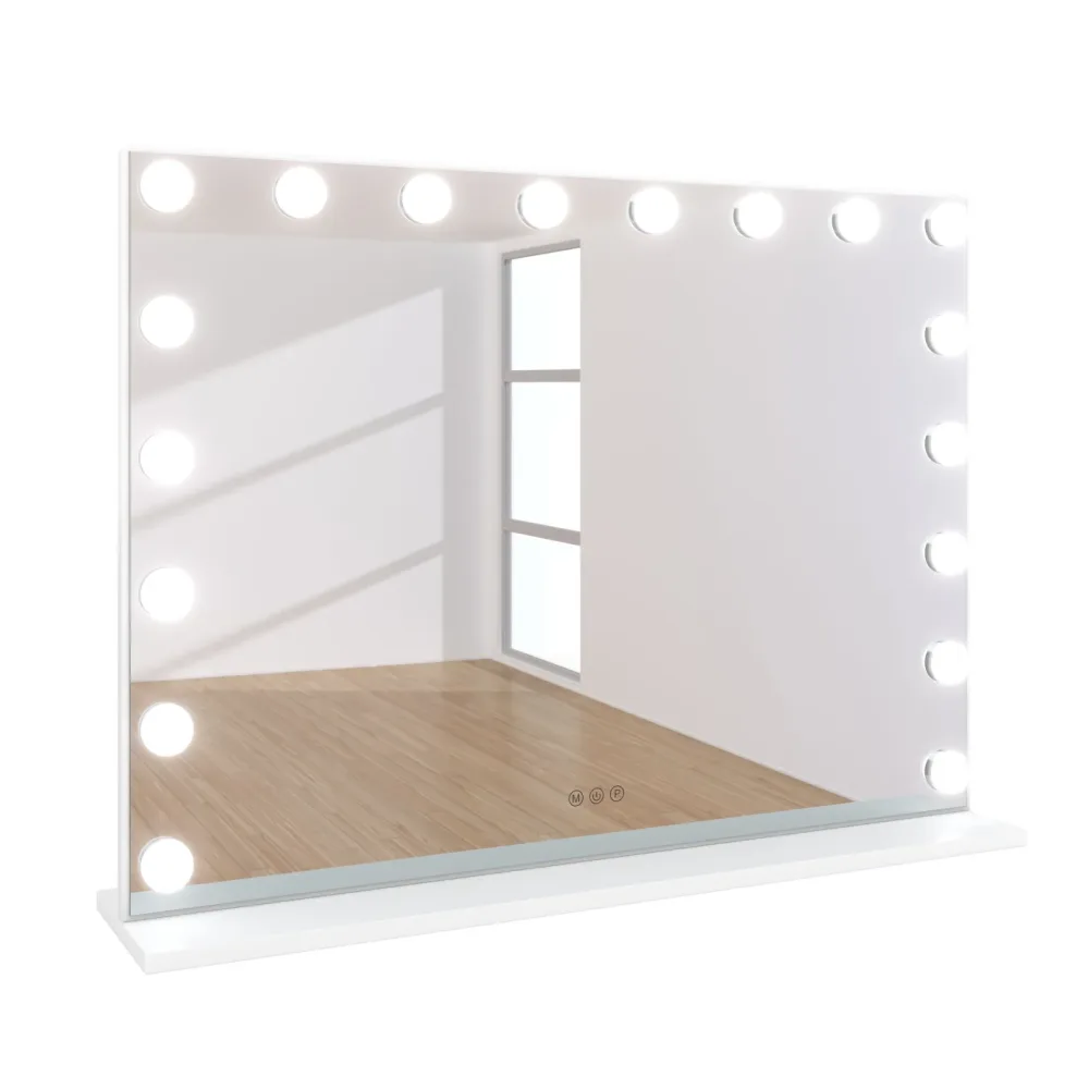 LED Spiegel EMMI 80 x 12 x 60 cm weiss
