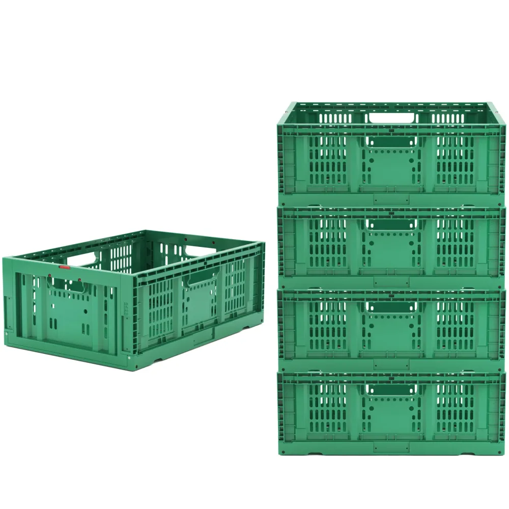 Klappbox 5er Set 42L grün