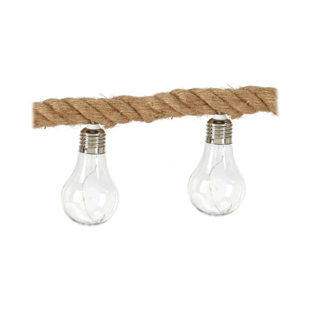 LED Lichterkette Seil mit 10 Glühbirnen