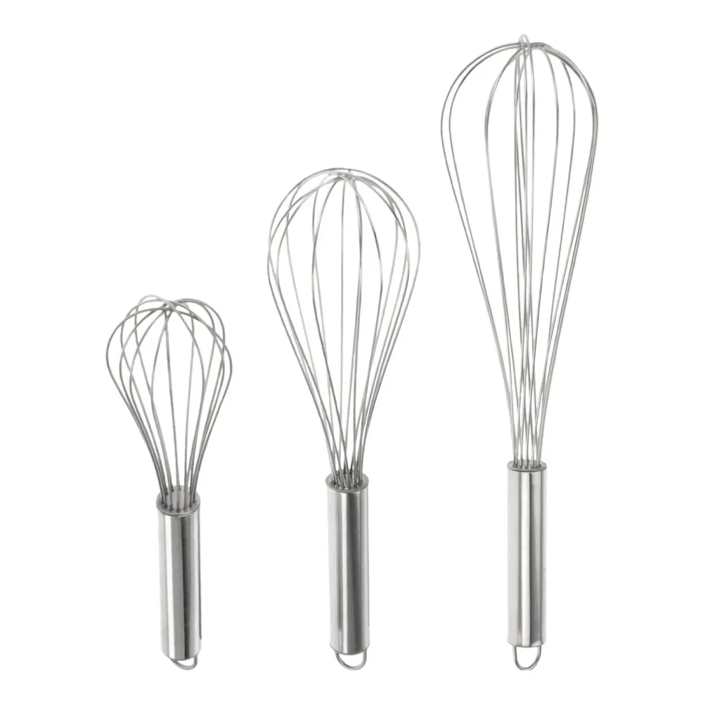 Schwingbesen Edelstahl 3er Set