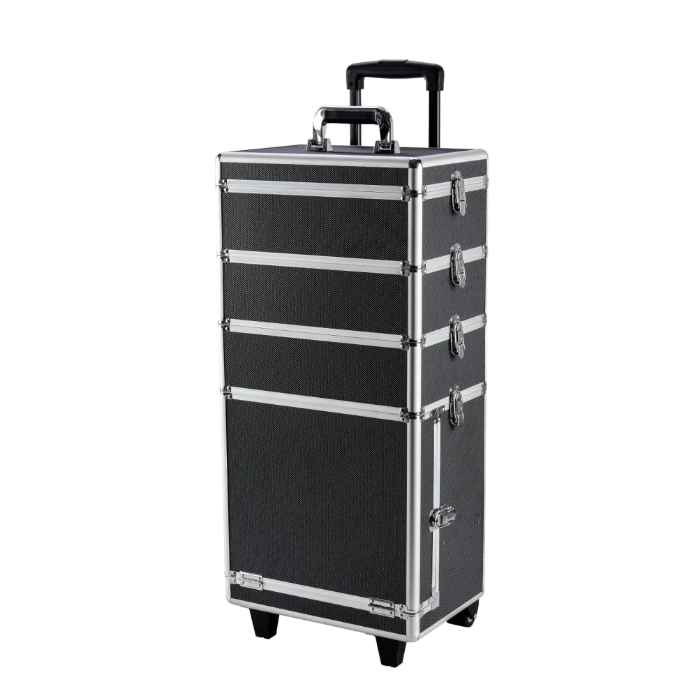 Kosmetikkoffer Trolley GLAMOUR schwarz