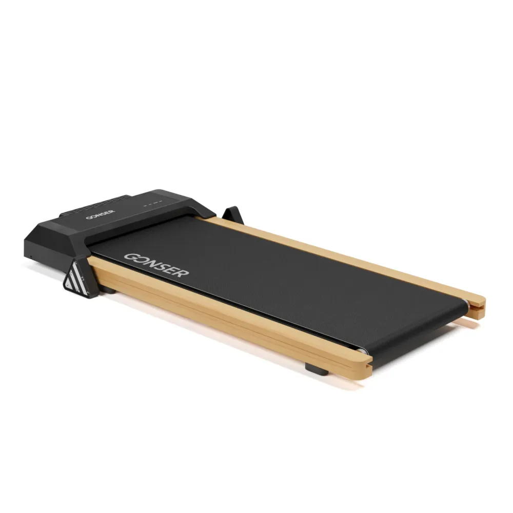 Laufband Walking Pad SUPREME mit Neigungsfunktion natur