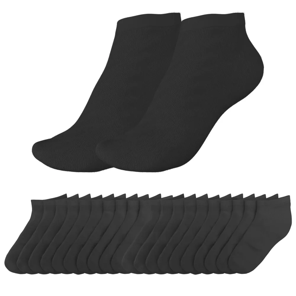Sneaker Socken Grösse 39 - 42 10er Set schwarz