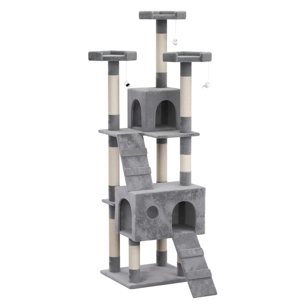 Katzenbaum MAX 182 cm grau