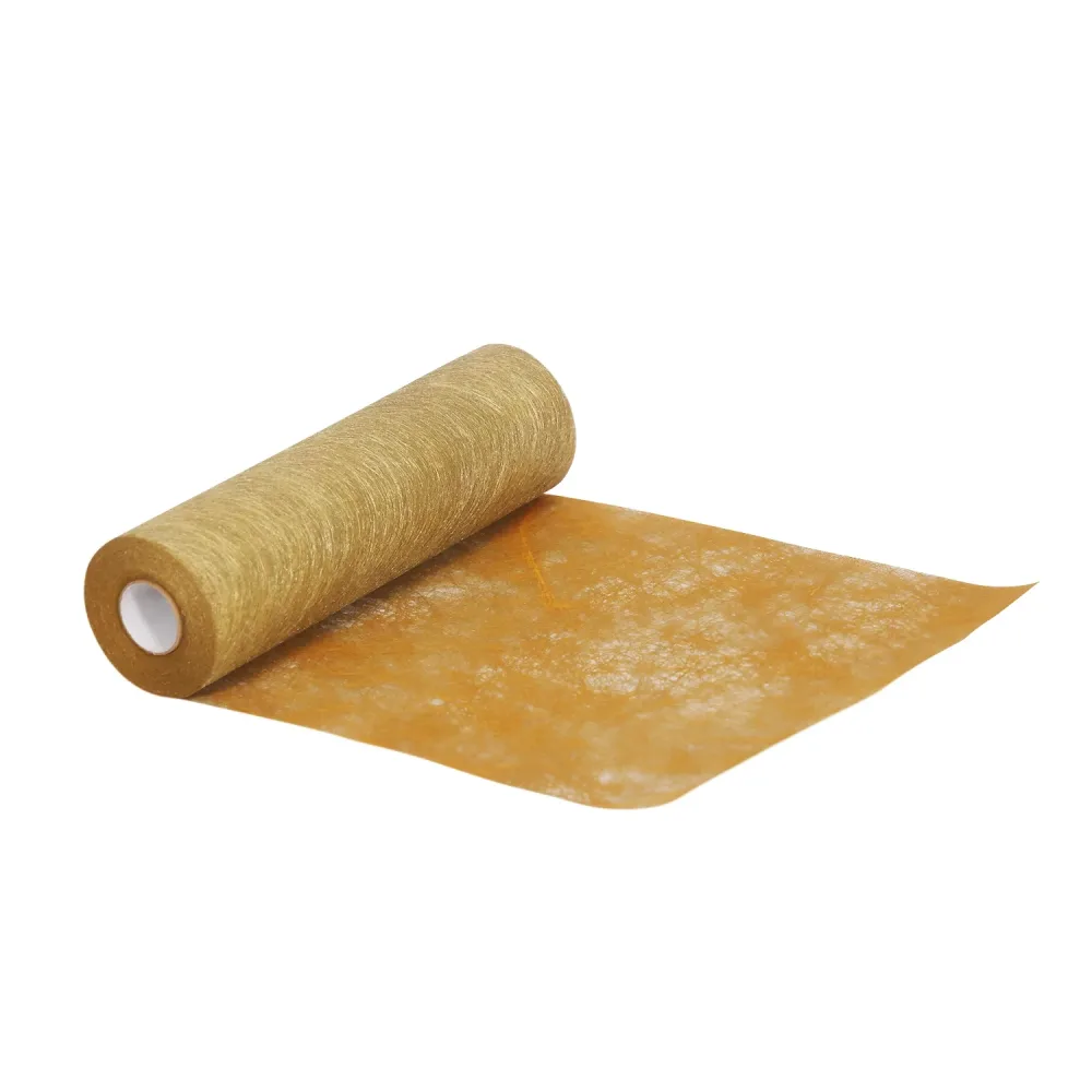 Tischläufer Vlies 23 cm x 25 m gold