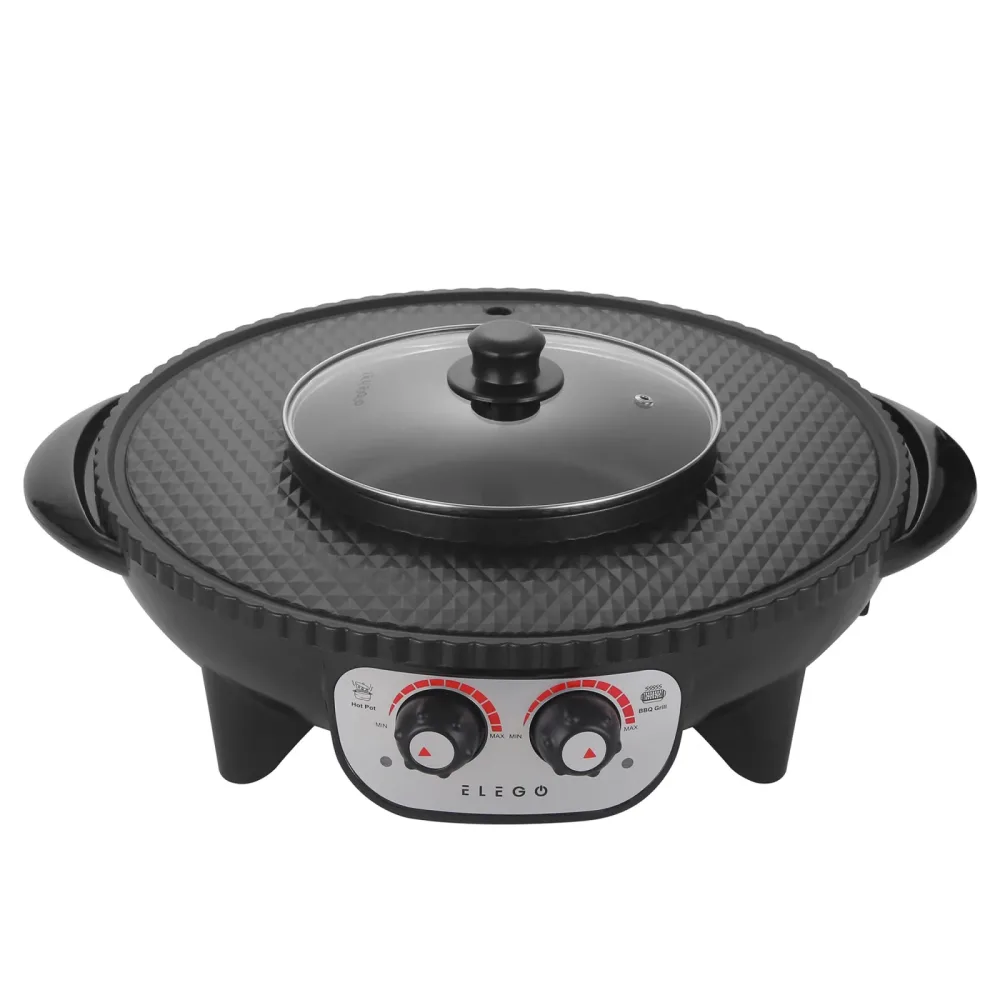 Hot Pot mit Grillplatte 2000W