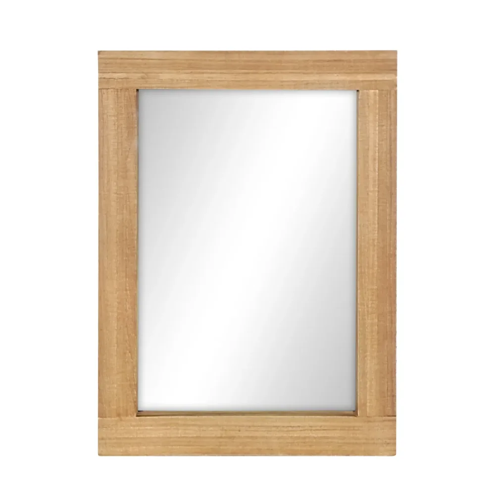 Wandspiegel Holz 46 x 61 cm natur