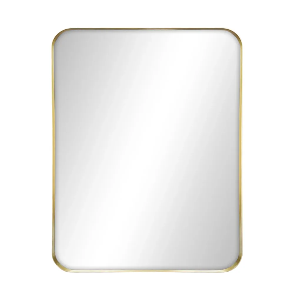 Wandspiegel 56 x 76 cm gold