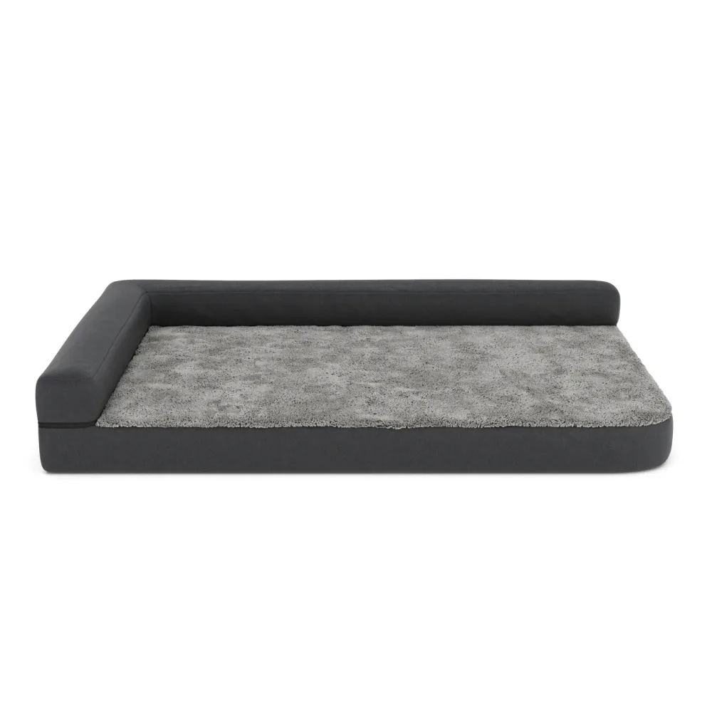 Hundebett orthopädisch WINSTON 120 x 80 cm grau